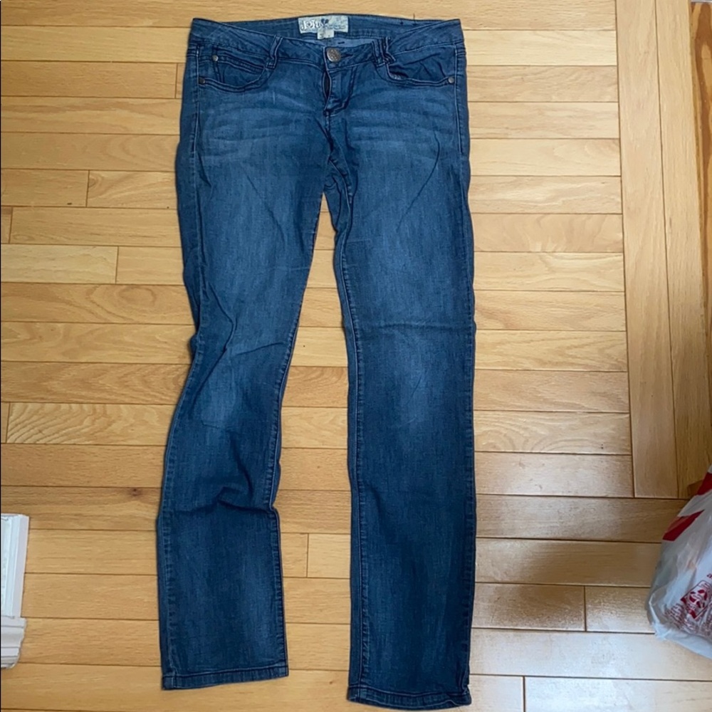 Soft blue jeans